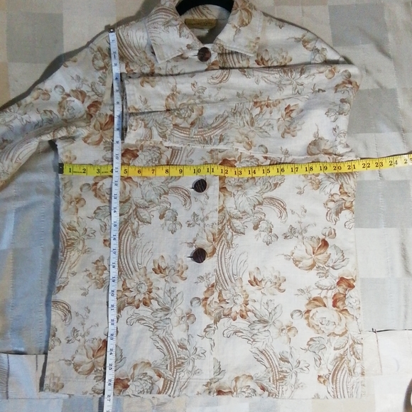 Painted Pony 100% linen jacket size M made in 🇺🇲 - Picture 5 of 5